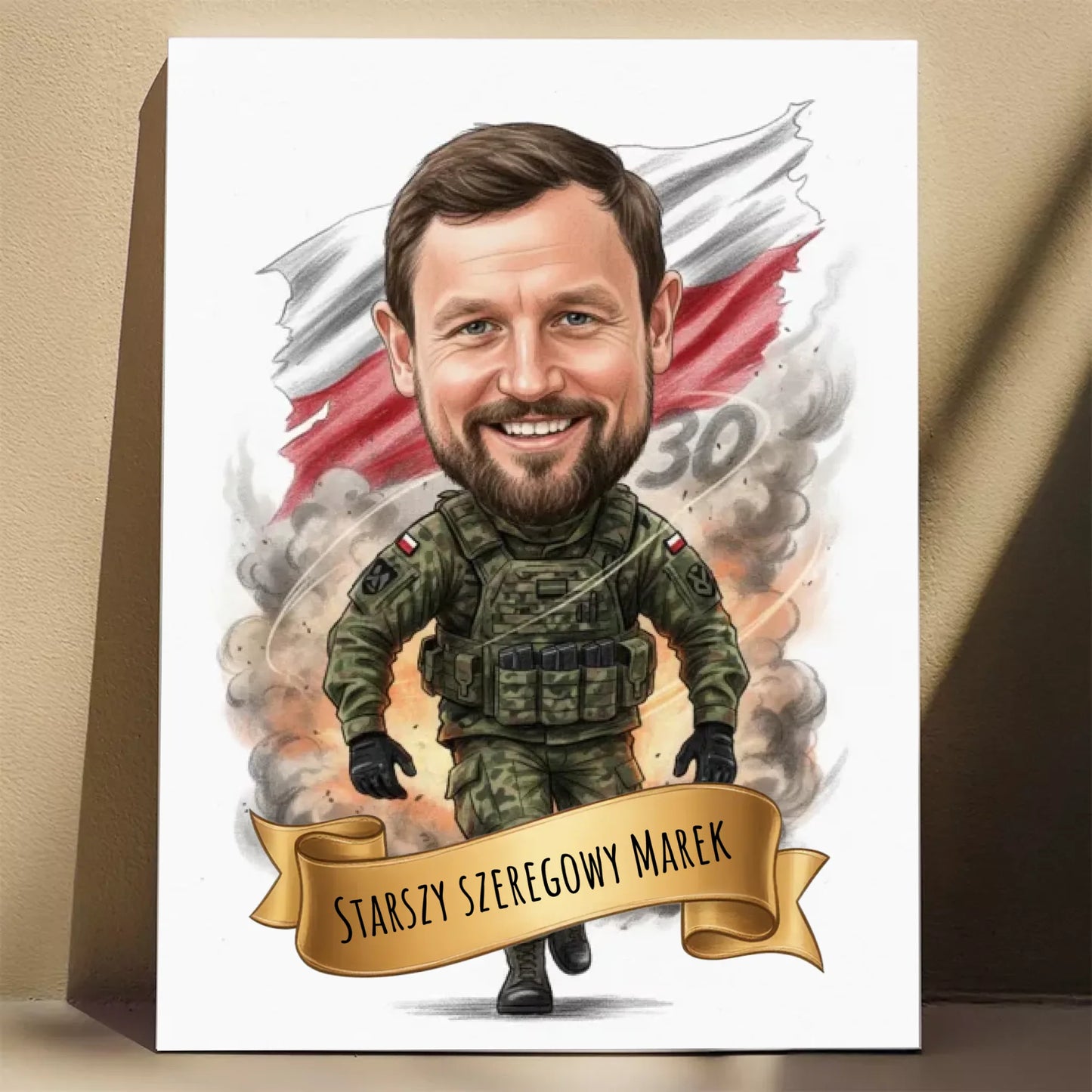 Żołnierskie Urodziny #2 - Karykatura ze zdjęcia