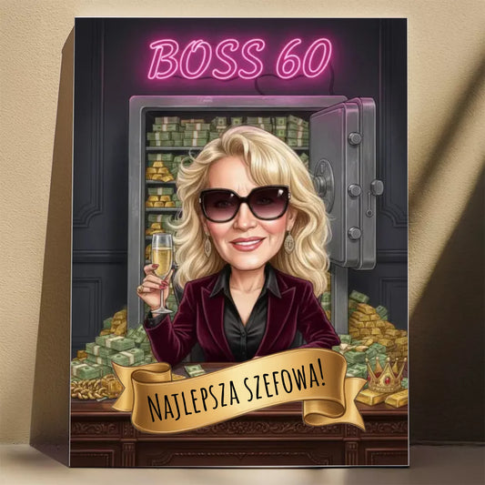 Urodziny Szefowej #2 - Karykatura ze zdjęcia copy