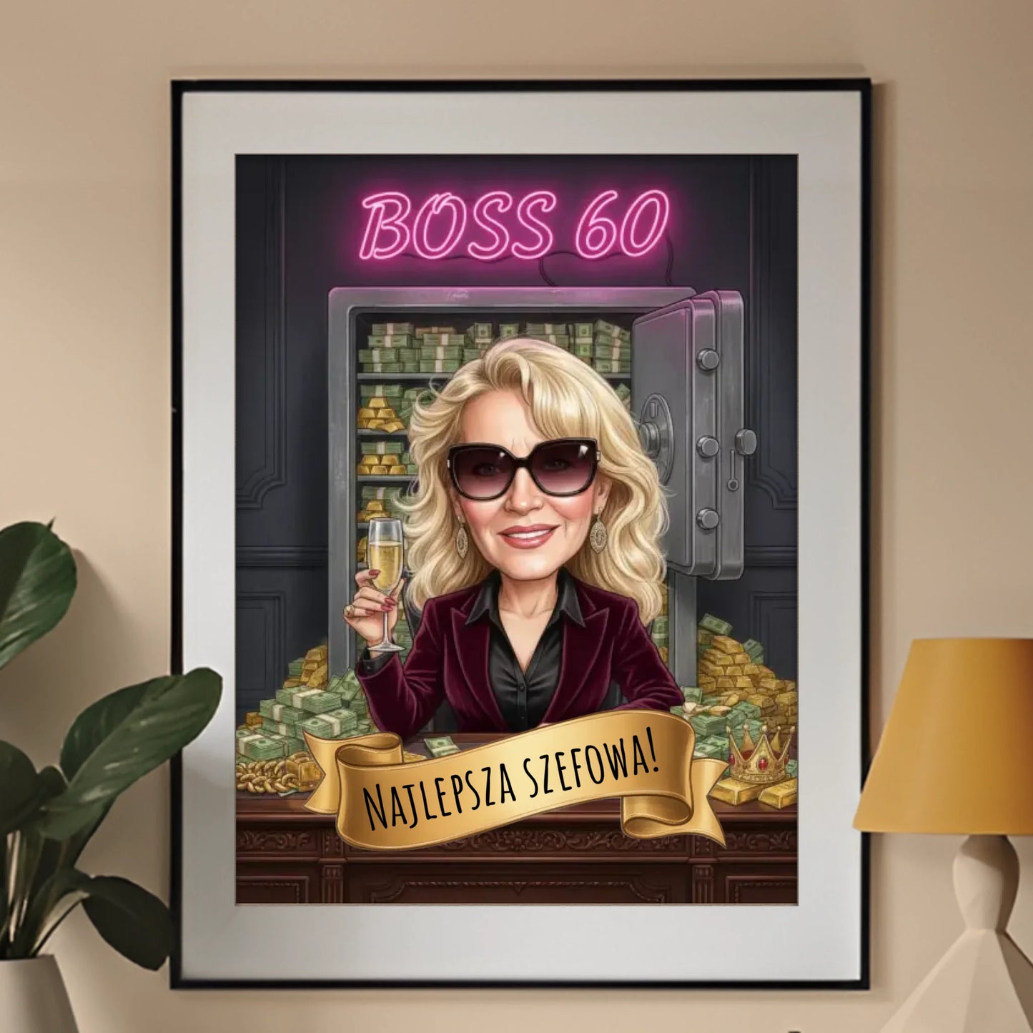 Urodziny Szefowej #2 - Karykatura ze zdjęcia copy