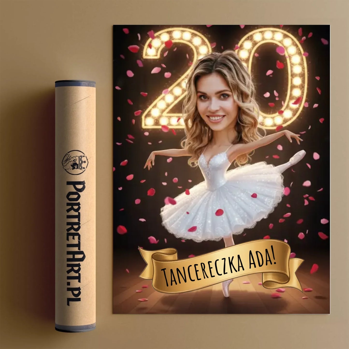 Urodziny Tancerki - Karykatura ze zdjęcia
