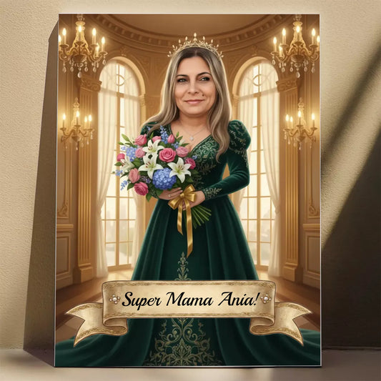 Elegancka Mama - Karykatura ze zdjęcia