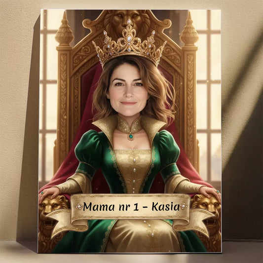 Królowa Mama - Karykatura ze zdjęcia