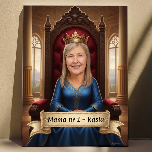 Królowa Tronu - Karykatura ze zdjęcia