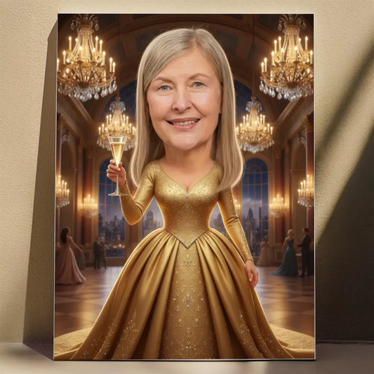 Królewskie Toasty 3D - Karykatura ze zdjęcia