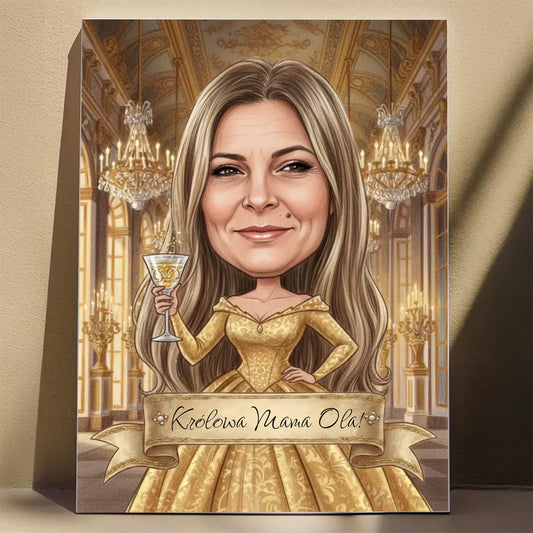 Królewskie Toasty - Karykatura ze zdjęcia