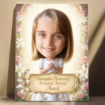Pamiątka Komunii Świętej #6 - Karykatura ze zdjęcia