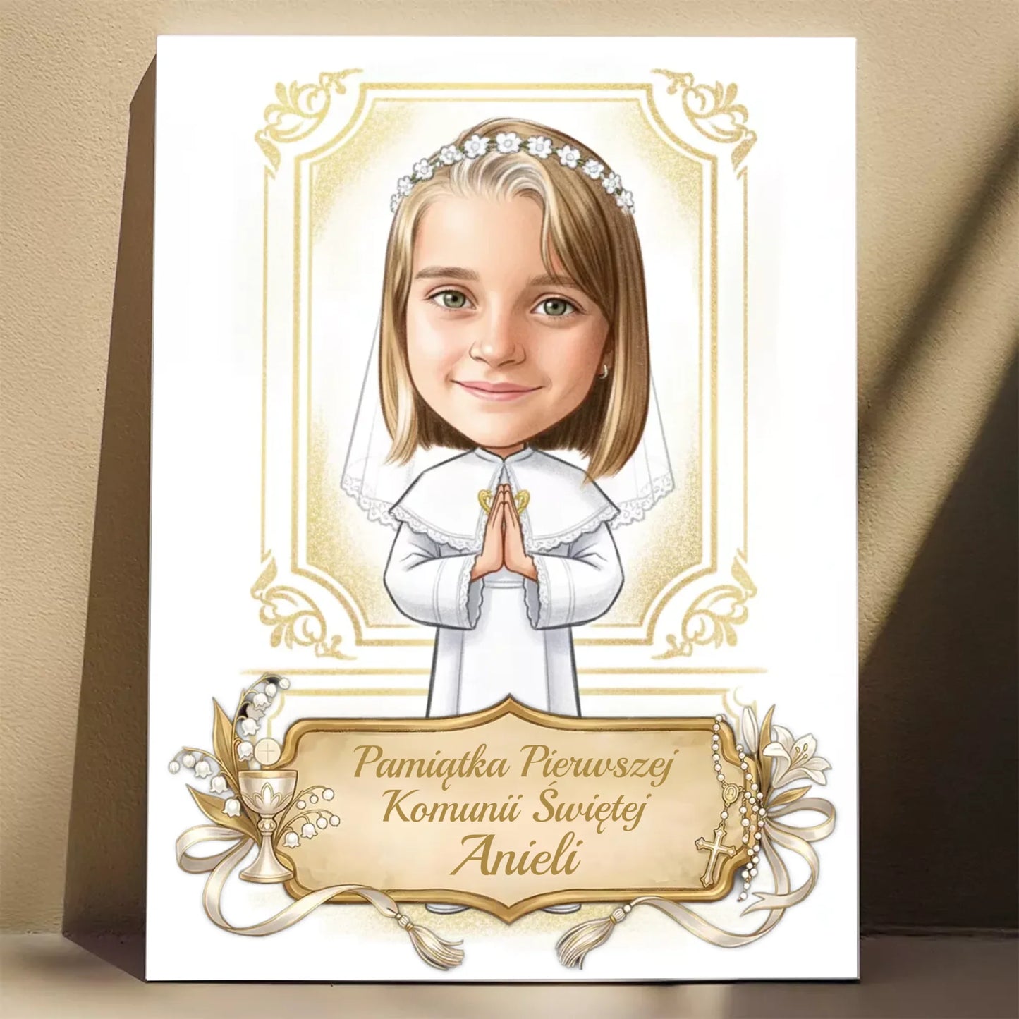 Pamiątka Komunii Świętej #22 - Karykatura ze zdjęcia