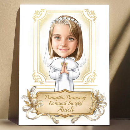 Pamiątka Komunii Świętej #22 - Karykatura ze zdjęcia
