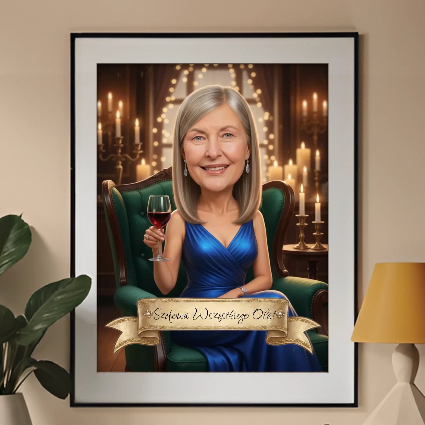 Mama VIP - Karykatura ze zdjęcia