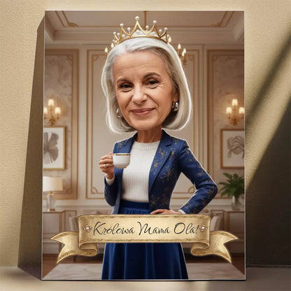 Królowa Mocy - Karykatura ze zdjęcia