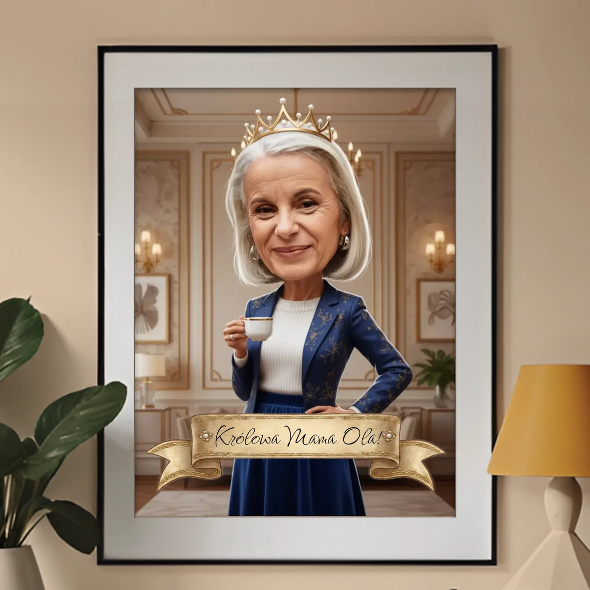Królowa Mocy - Karykatura ze zdjęcia