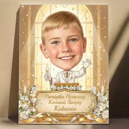 Pamiątka Komunii Świętej #5 - Karykatura ze zdjęcia