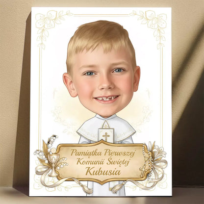 Pamiątka Komunii Świętej #11 - Karykatura ze zdjęcia