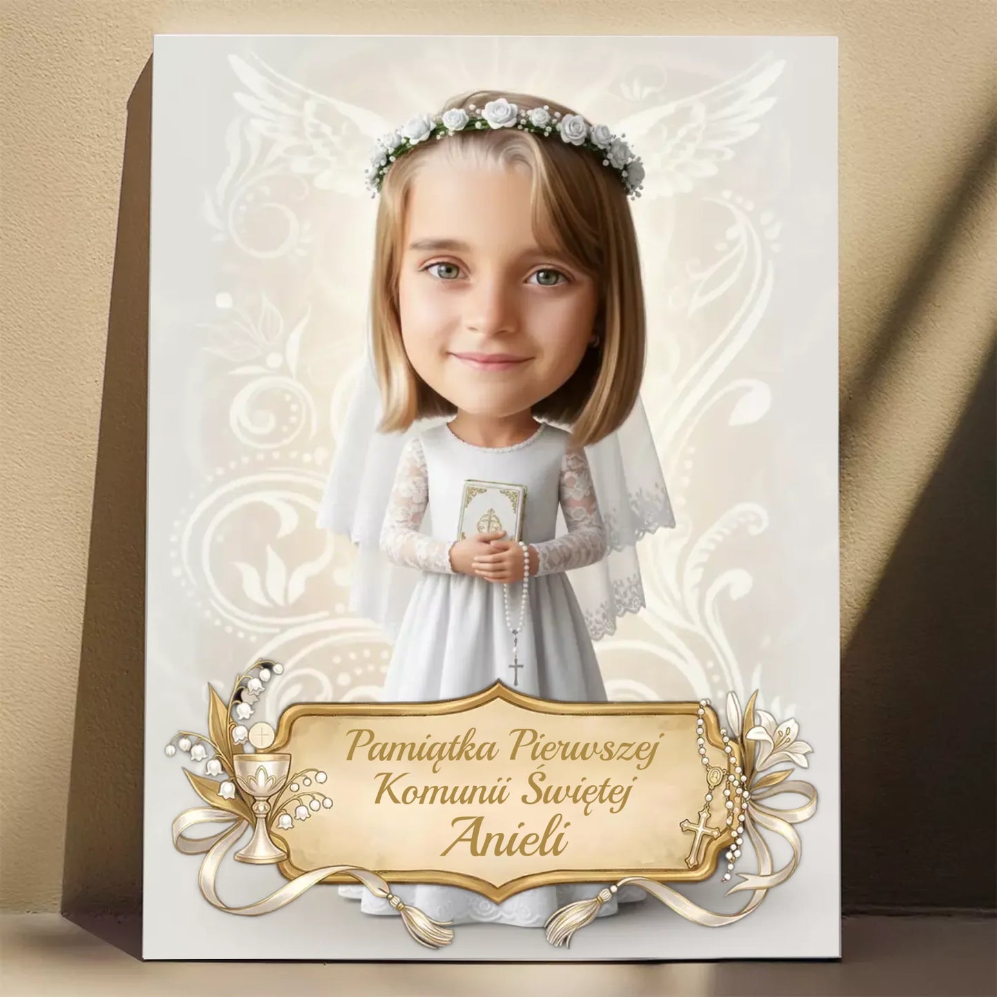 Pamiątka Komunii Świętej #12 - Karykatura ze zdjęcia