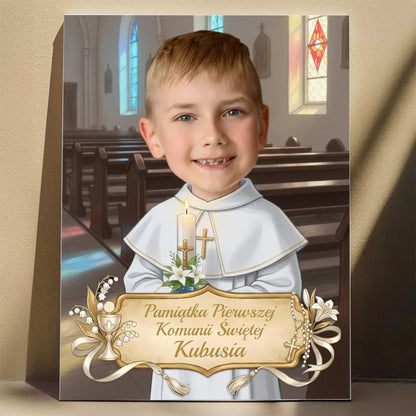 Pamiątka Komunii Świętej #13 - Karykatura ze zdjęcia