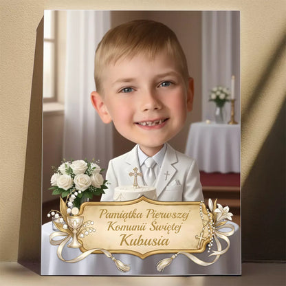 Pamiątka Komunii Świętej #19 - Karykatura ze zdjęcia