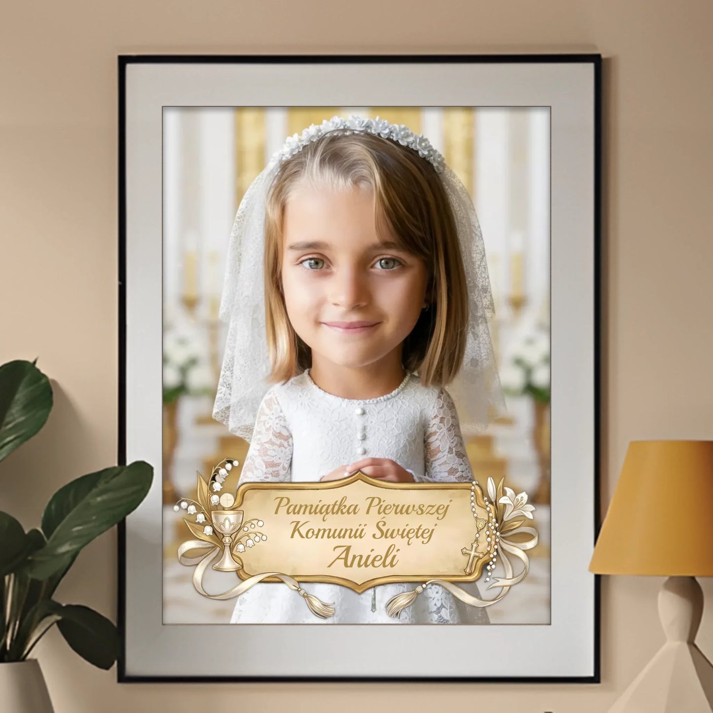 Pamiątka Komunii Świętej #20 - Karykatura ze zdjęcia