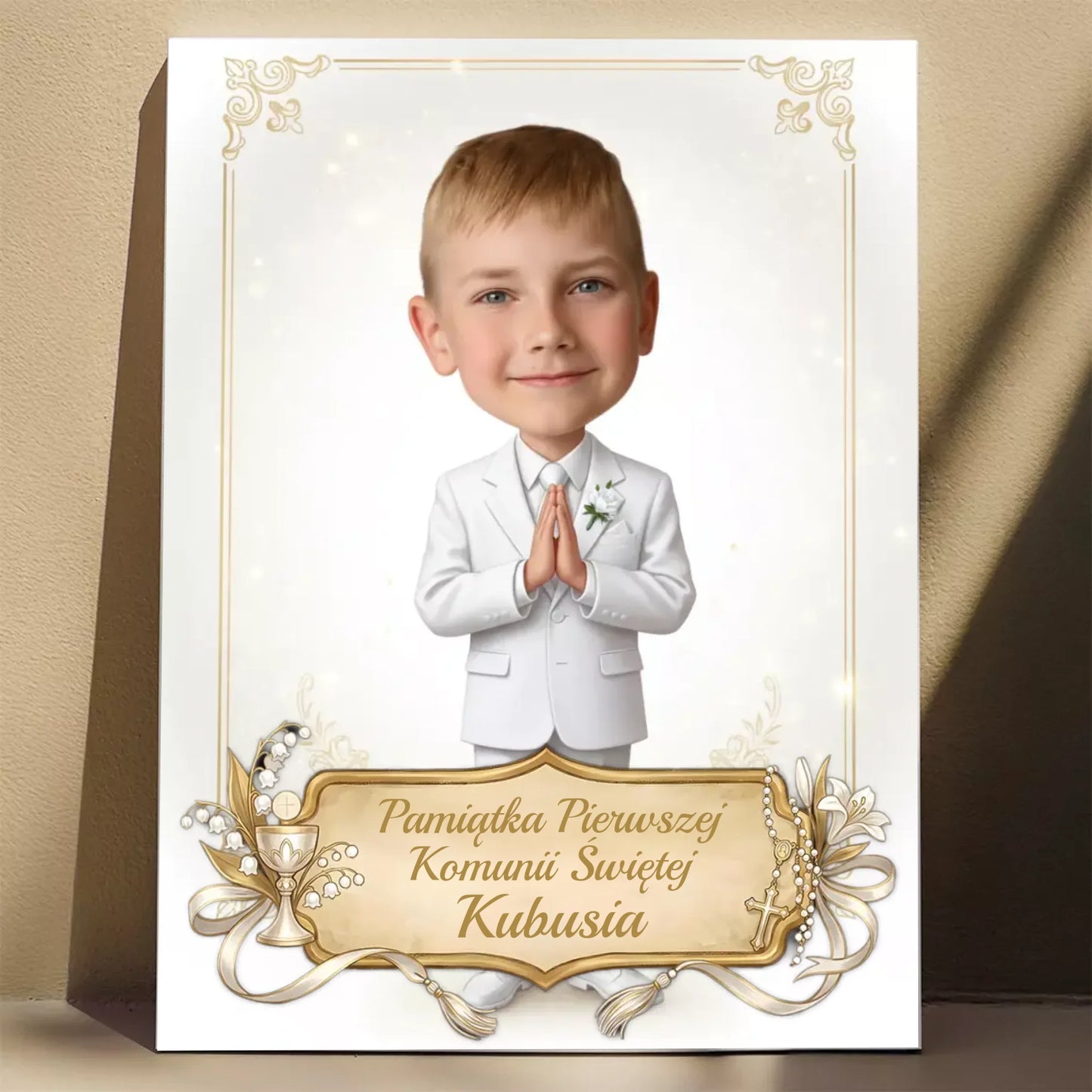 Pamiątka Komunii Świętej #23 - Karykatura ze zdjęcia