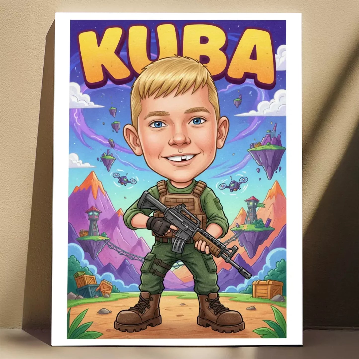 BLOCKVERSE HERO #2 - Karykatura ze zdjęcia