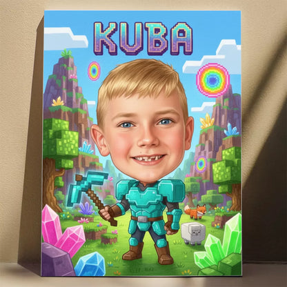 BLOCKVERSE HERO - Karykatura ze zdjęcia