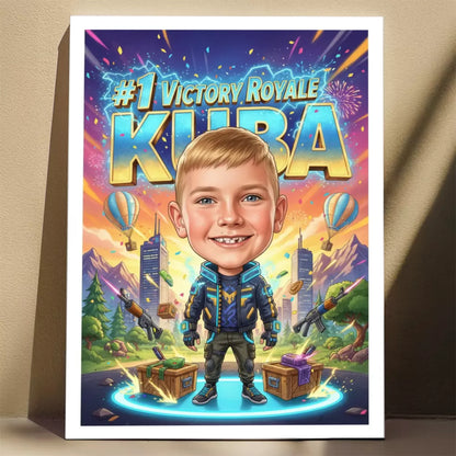 Victory Royale Hero #2 - Karykatura ze zdjęcia