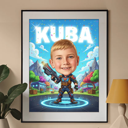 Victory Royale Hero - Karykatura ze zdjęcia