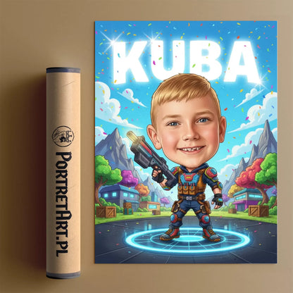 Victory Royale Hero - Karykatura ze zdjęcia