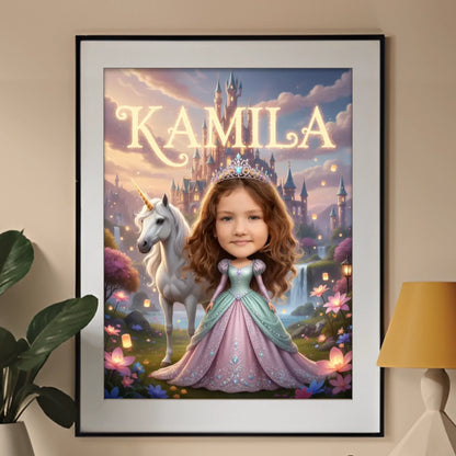 Księżniczka Wrzosowego Zamku #2 - Karykatura ze zdjęcia