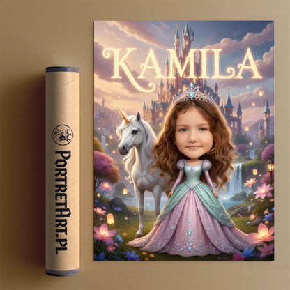 Księżniczka Wrzosowego Zamku #2 - Karykatura ze zdjęcia