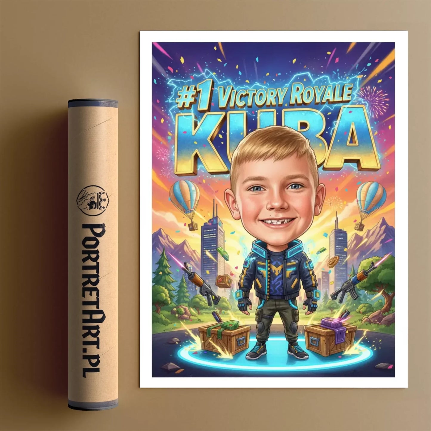 Victory Royale Hero #2 - Karykatura ze zdjęcia