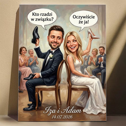 Pantoflarz Roku - Karykatura ze zdjęcia