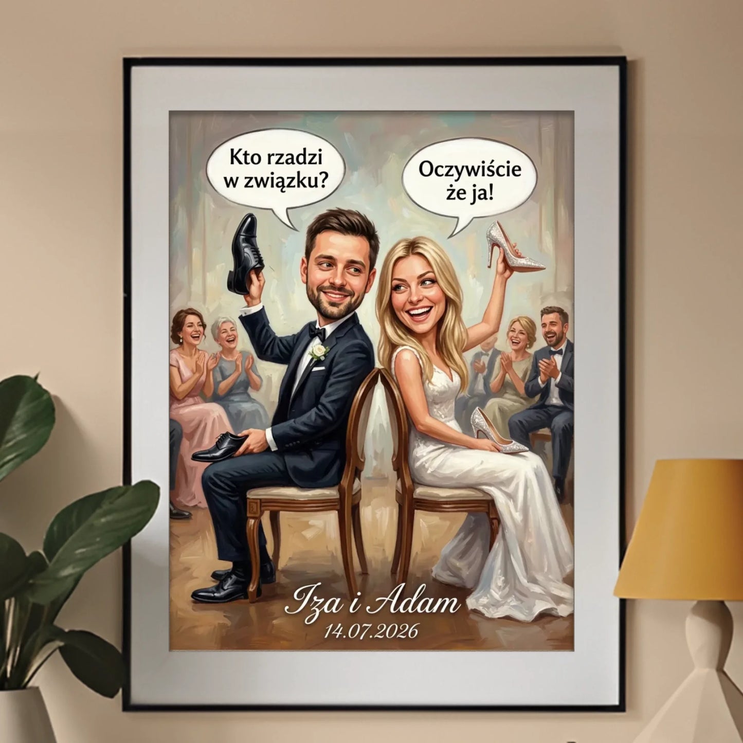 Pantoflarz Roku - Karykatura ze zdjęcia