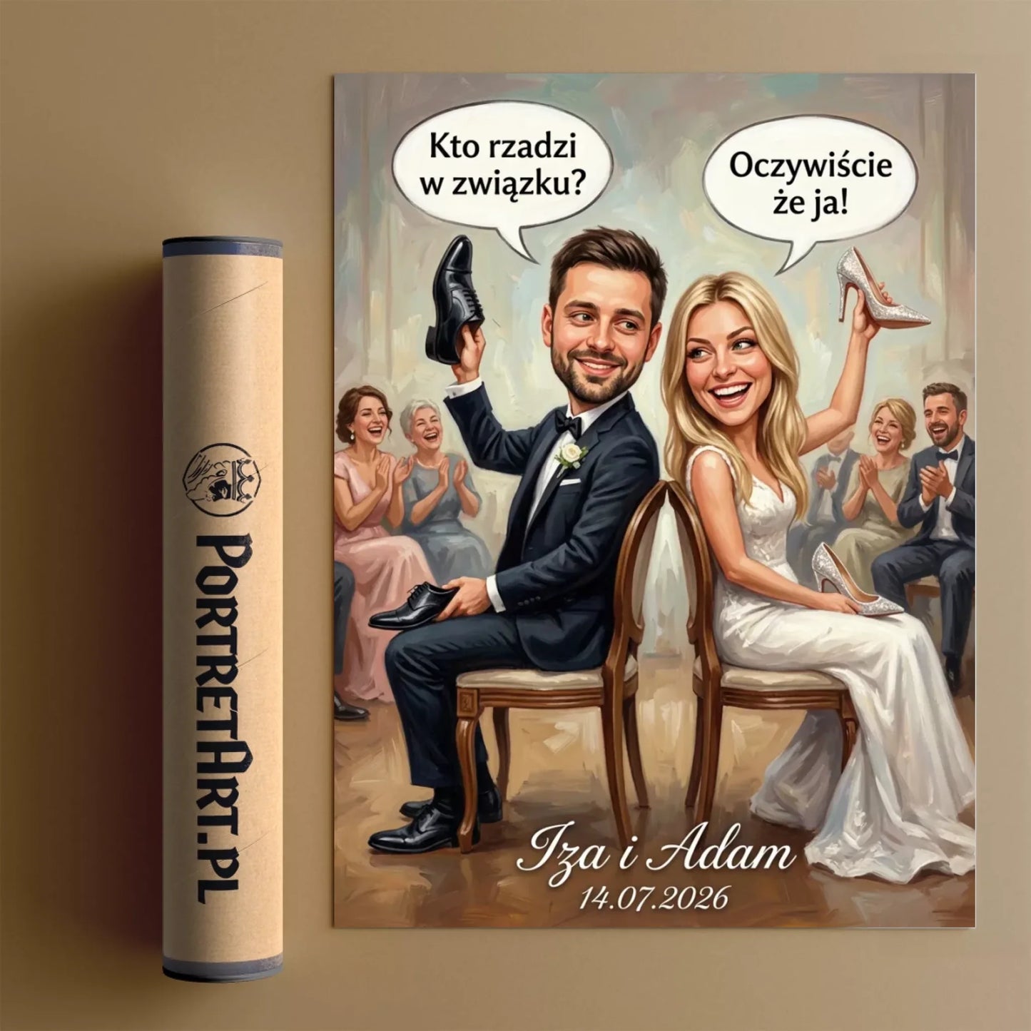 Pantoflarz Roku - Karykatura ze zdjęcia