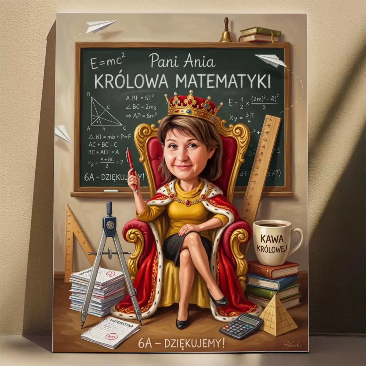 Dla Nauczyciela - Karykatura ze zdjęcia