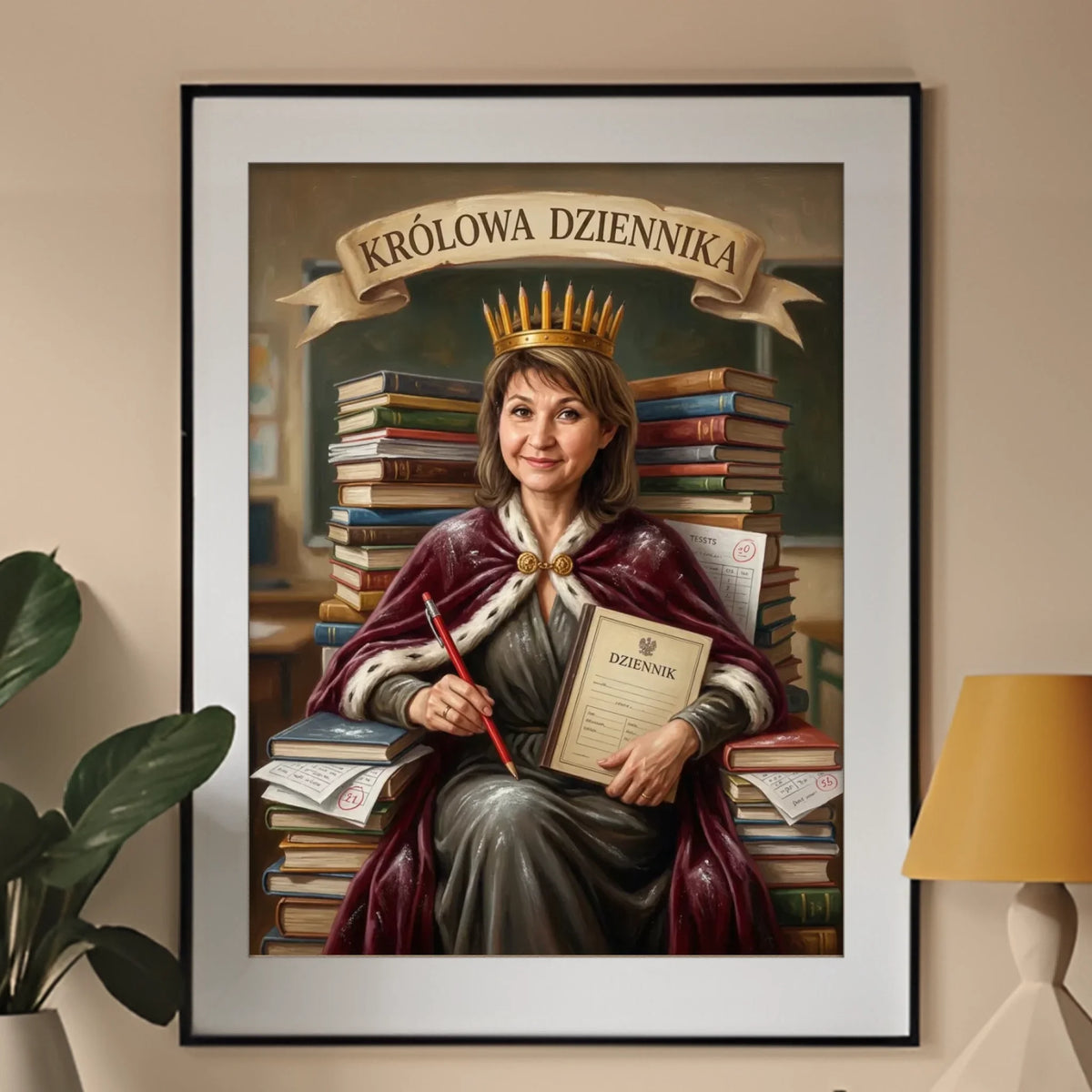 Królowa Dziennika- Karykatura ze zdjęcia