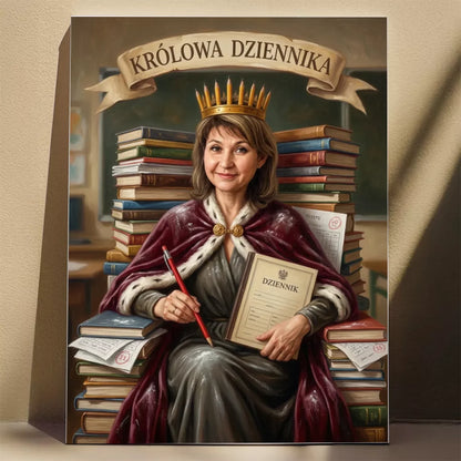 Królowa Dziennika- Karykatura ze zdjęcia