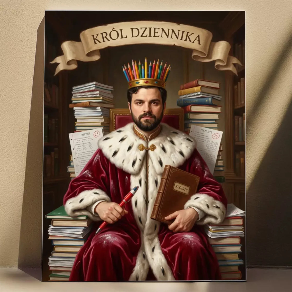 Królowa Dziennika- Karykatura ze zdjęcia copy