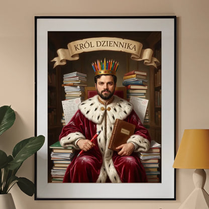 Królowa Dziennika- Karykatura ze zdjęcia copy