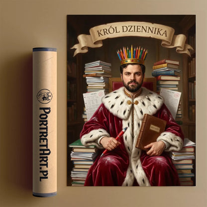 Królowa Dziennika- Karykatura ze zdjęcia copy